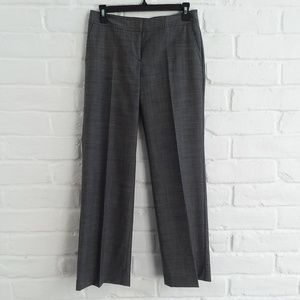 Talbots Wool Blend Pants Womens 2P Gray Trousers Straight Leg Career W29xL29.5